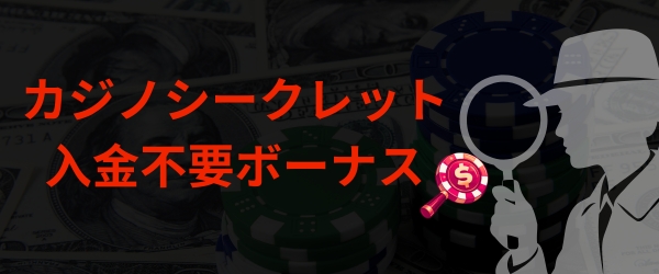 カジノシークレット 入金不要ボー